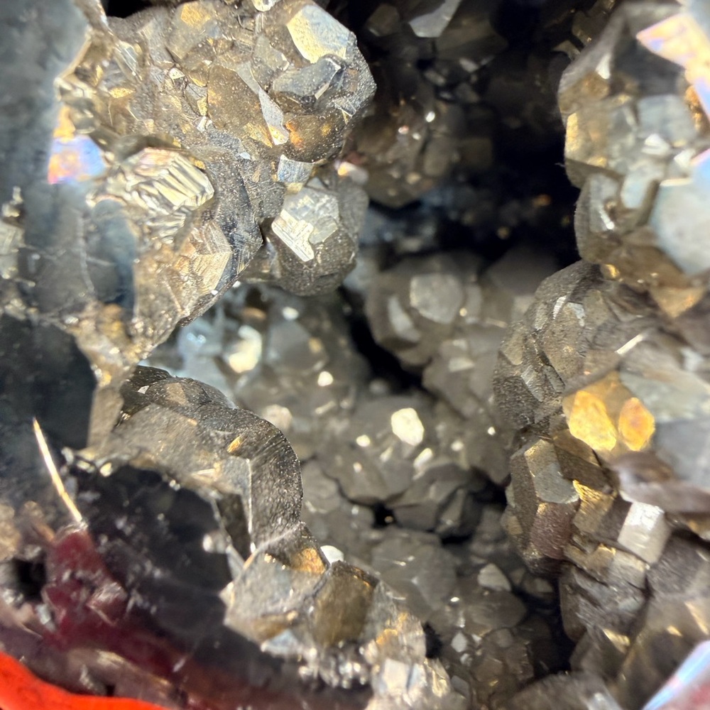 Collector Quality Pyrite Sphere from Peru  • Cubic Crystal Formations 3.37” - Picture 7 of 8